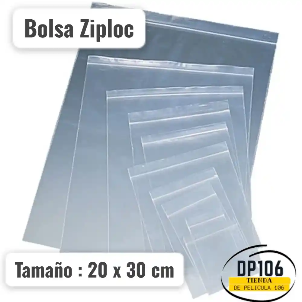 Ziploc Bolsas De 20 X 30 Cm X 10 Und