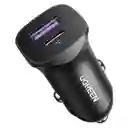 Cargador Doble Carro 30w Usb-c Pd + Usb-a Ugreen Ec305