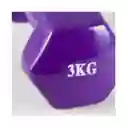 2 Mancuernas 3 Kilo 5libras Forradas Caucho