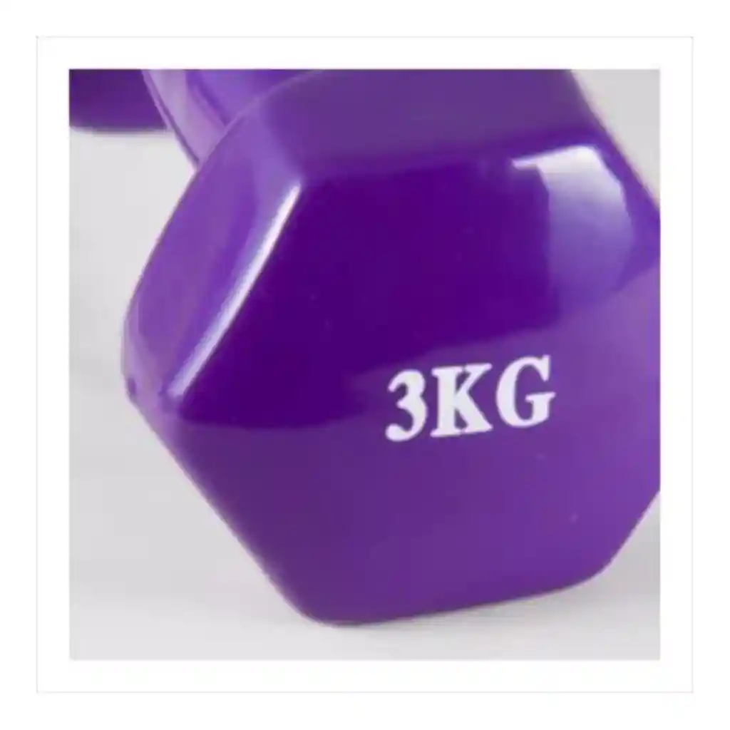 2 Mancuernas 3 Kilo 5libras Forradas Caucho