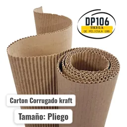 Carton Corrugado Kraft Pliego X 1 Und