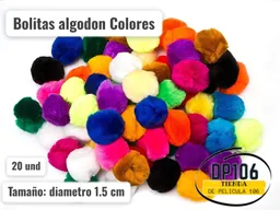 Bolitas De Algodon X 20 Und