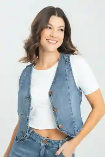 Chaleco Bucarest Color Azul Medio Talla M