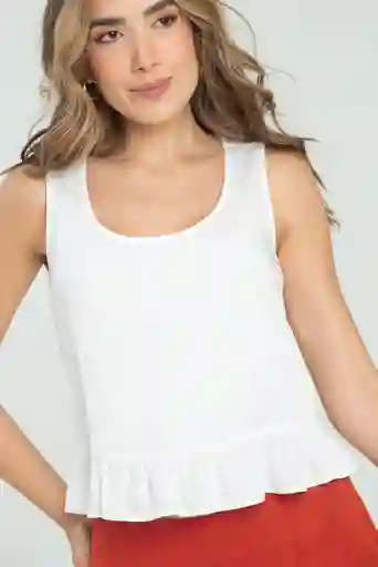 Blusa Malai Color Blanco Crudo Talla M