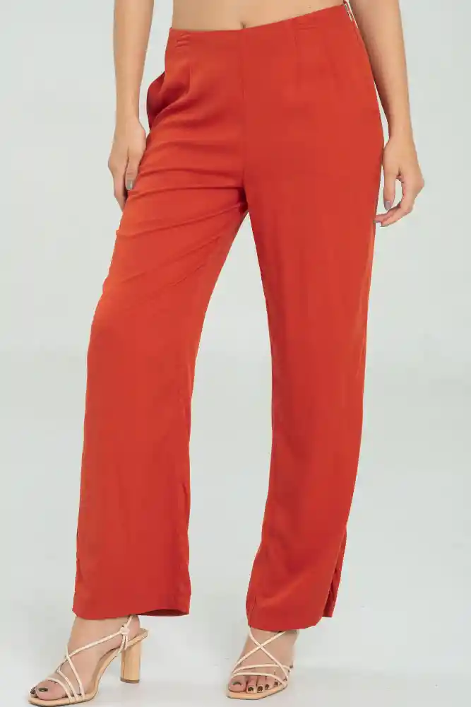 Pantalon Maurie Color Cobre Talla 12
