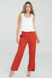 Pantalon Maurie Color Cobre Talla 14