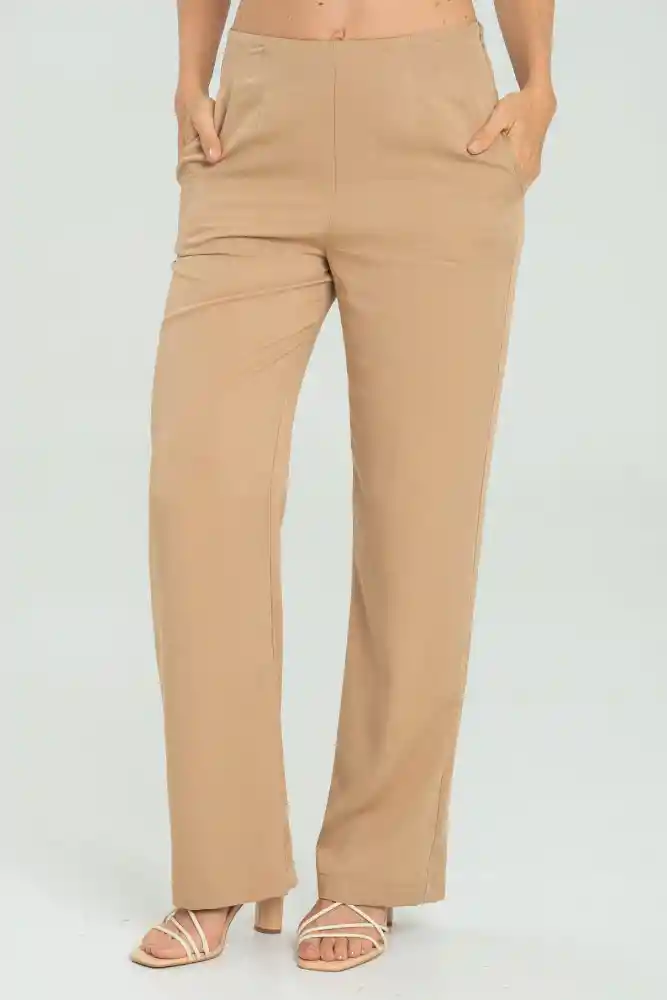 Pantalon Maurie Color Beige Oscuro Talla 12