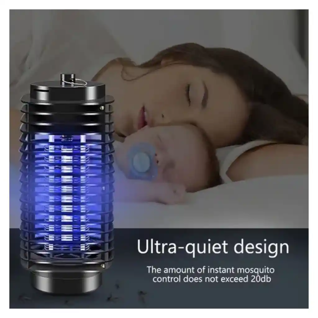 Lampara Eléctrica Mata Mosquitos Zancudos