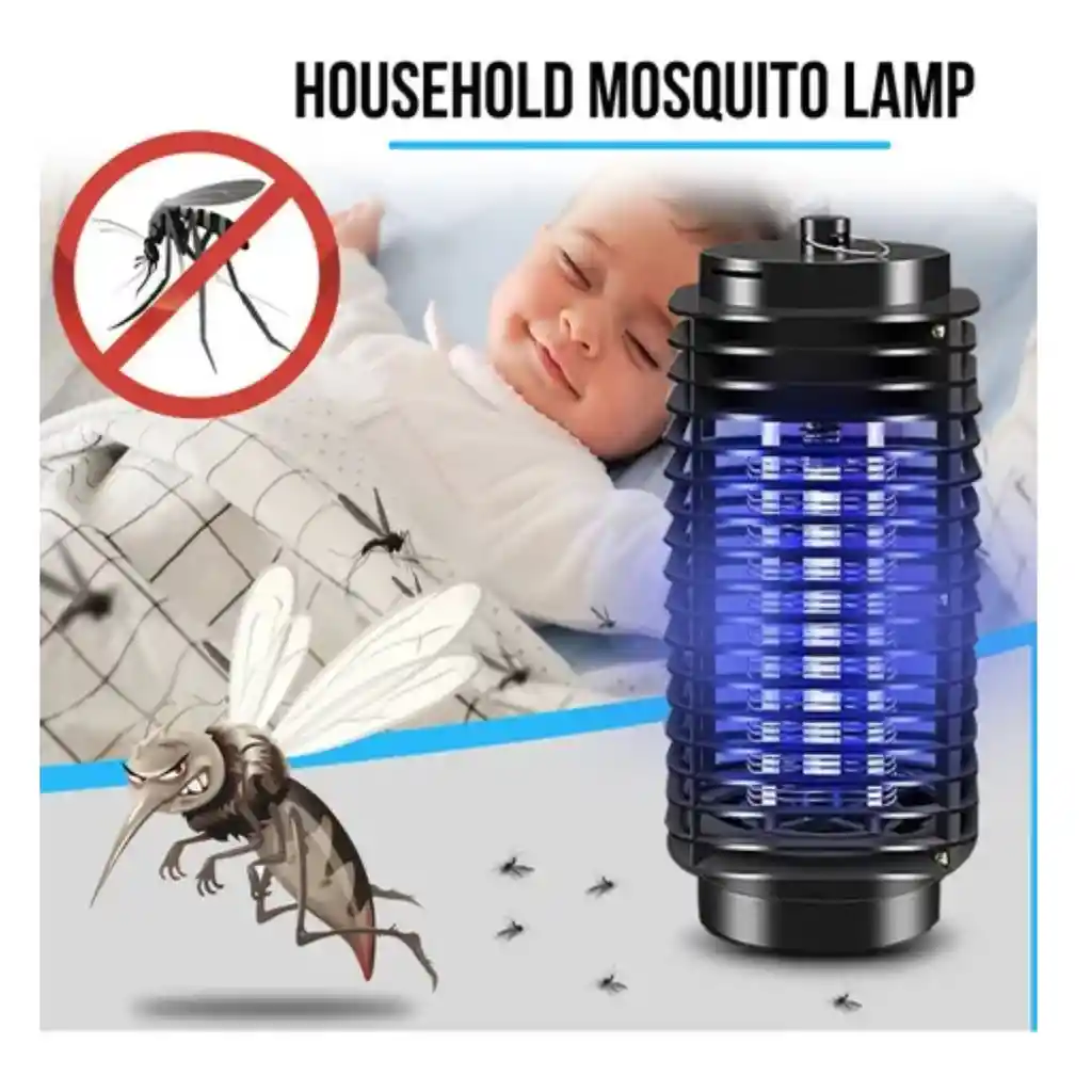 Lampara Eléctrica Mata Mosquitos Zancudos