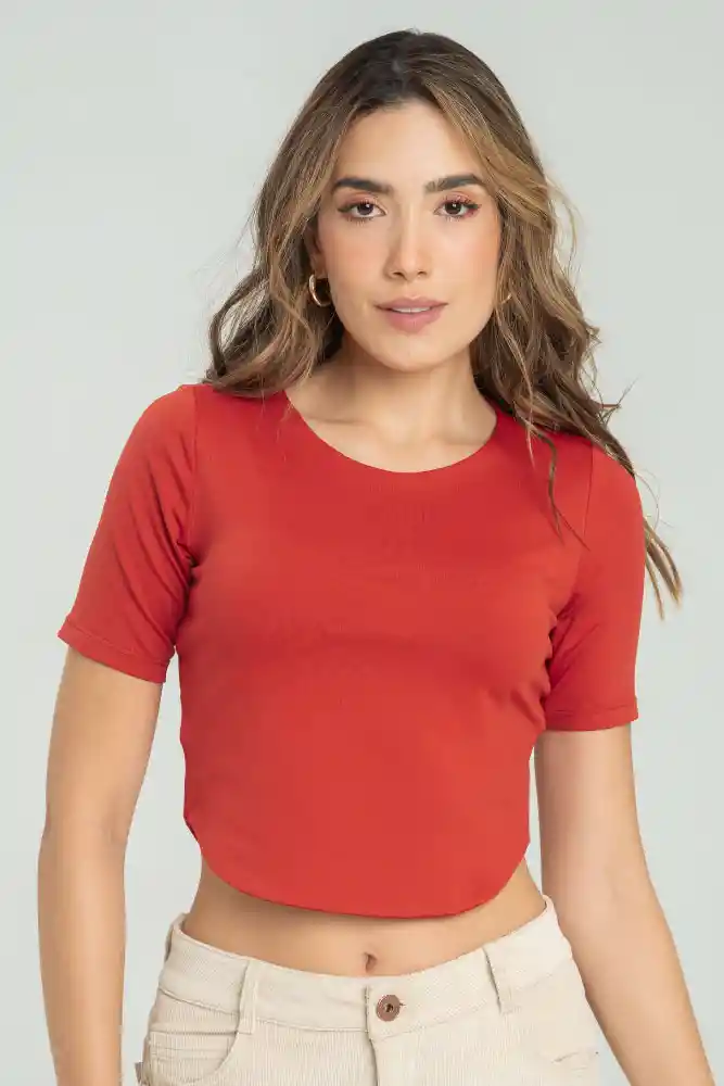 Top Abigail Color Cobre Talla M
