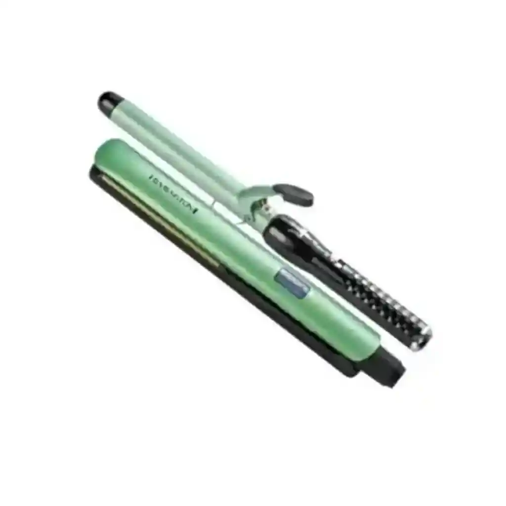 Plancha Cabello Aguacate + Pinza Rizadora