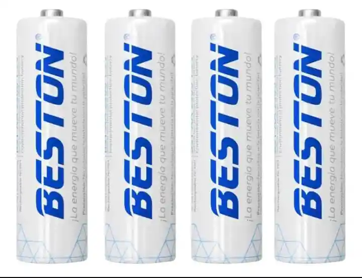 Pila Bateria Recargable Beston Aa 4 Unidades 2300mah