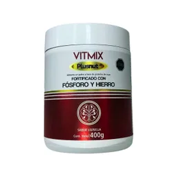 Plusnut Vitmix Fortificado Con Fósforo Y Hierro – Suplemento Nutricional En Polvo Sabor Vainilla 400 G