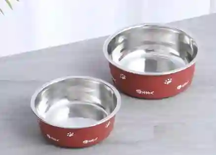 Tazón Pets En Acero Inoxidable Talla M