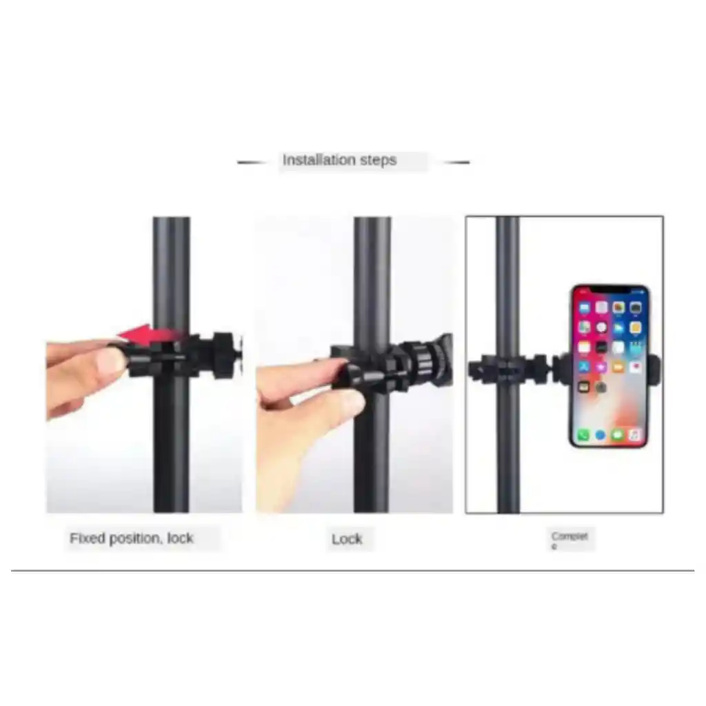 Soporte Para Tablet + Sujetador De Tripode
