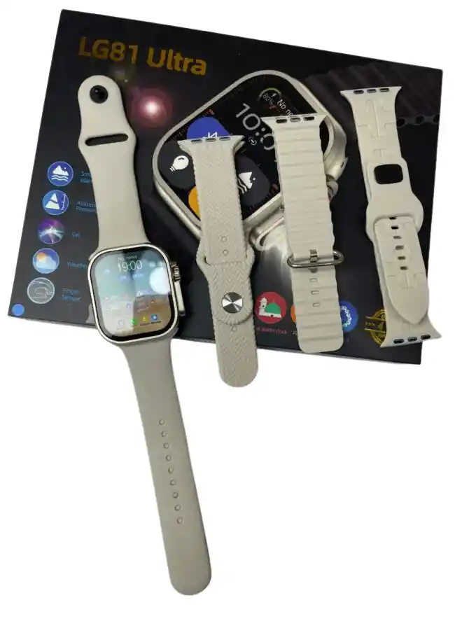 Combo Smartwatch Linterna Lg81 Ultra