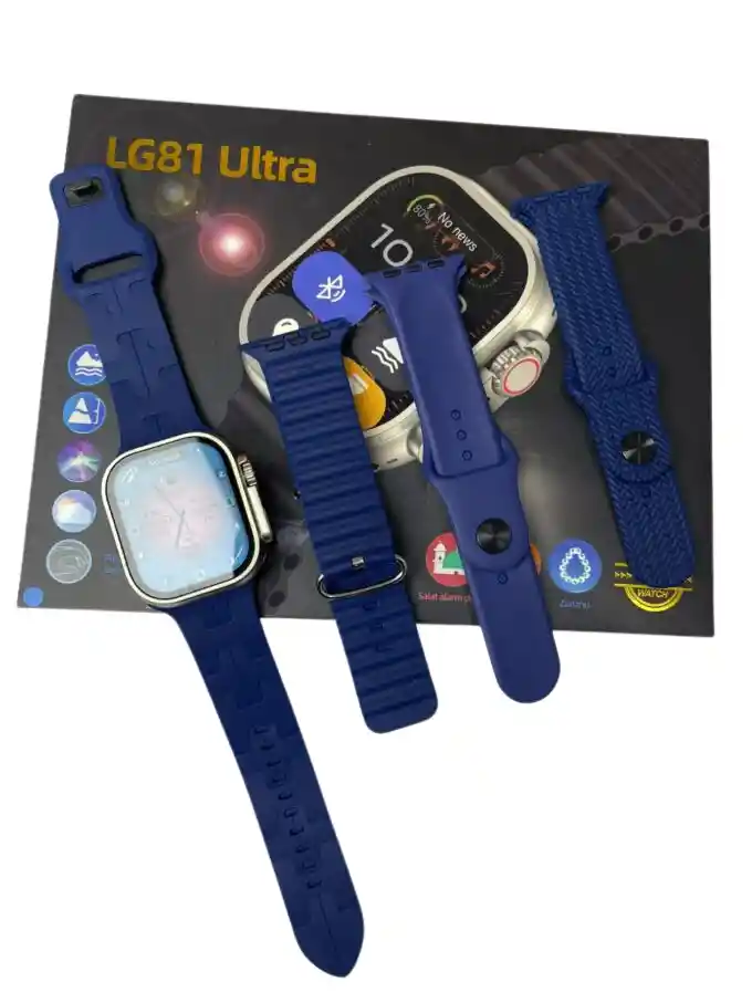 Combo Smartwatch Linterna Lg81 Ultra
