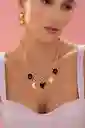 Collar Sol Y Luna + Aretes