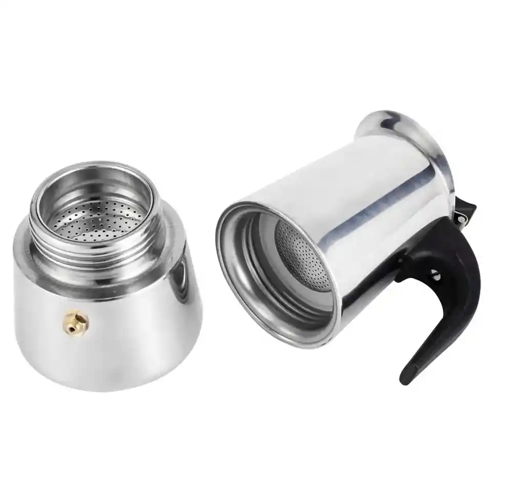 Cafetera Italiana Espresso Maker Acero Quirurgico 9 Tazas