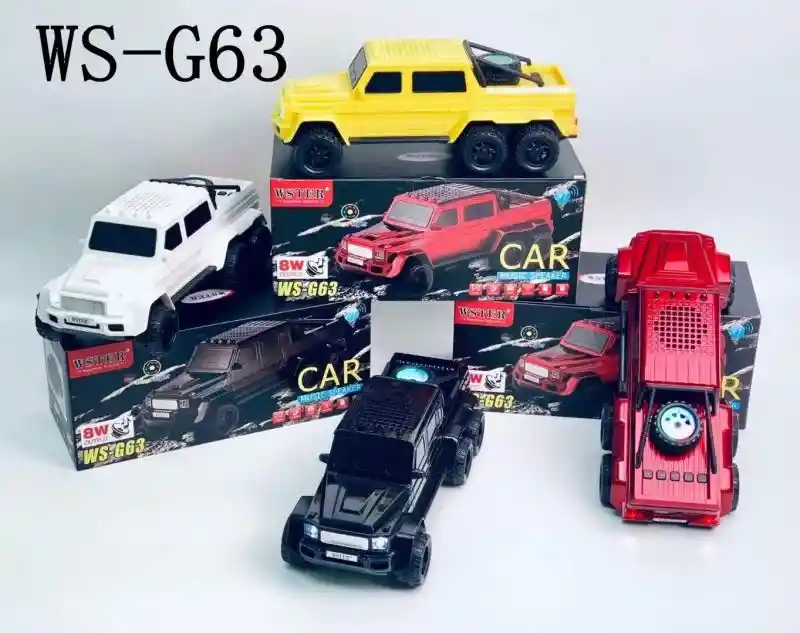 Parlante Bocina Camioneta Traxxas Mercedez Usb Bluetooth Portatil Led