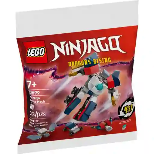 Juego Lego 4 En 1 Ninja Combinado 80 Piezas Para Niños