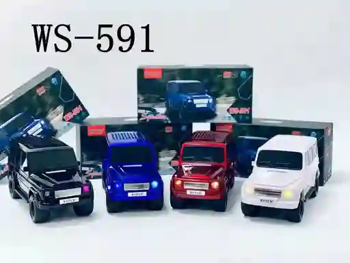 Mini Parlante En Forma De Coche Con Luces Bluetooth