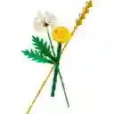 Juego Lego Flores Silvestres Amarilla 17 Piezas Para Niños