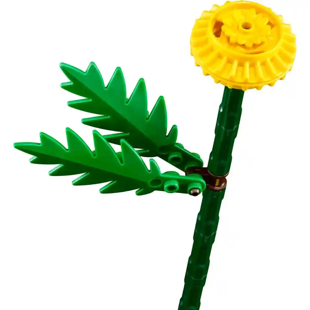Juego Lego Flores Silvestres Amarilla 17 Piezas Para Niños
