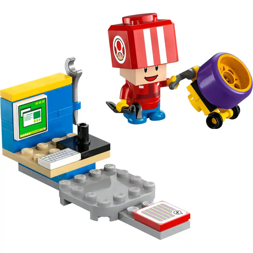 Juego Lego Super Mario Toad Mecánico 39 Piezas Para Niños