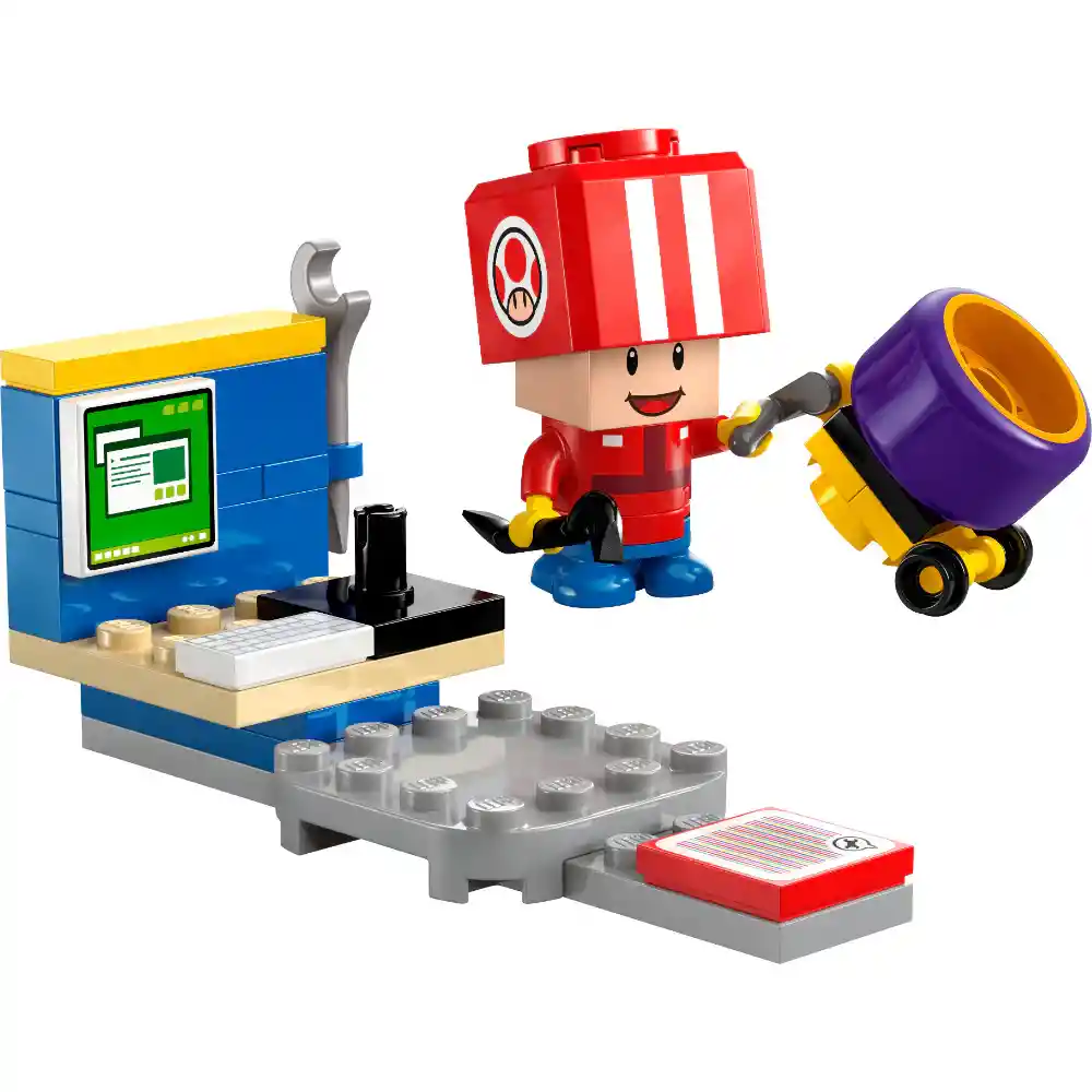 Juego Lego Super Mario Toad Mecánico 39 Piezas Para Niños