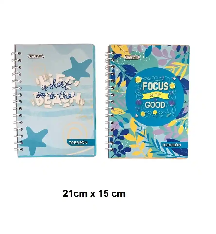 Cuaderno Argollado Pequeño 100 Hojas Cuadriculado Para Mujer Diseños Surtidos