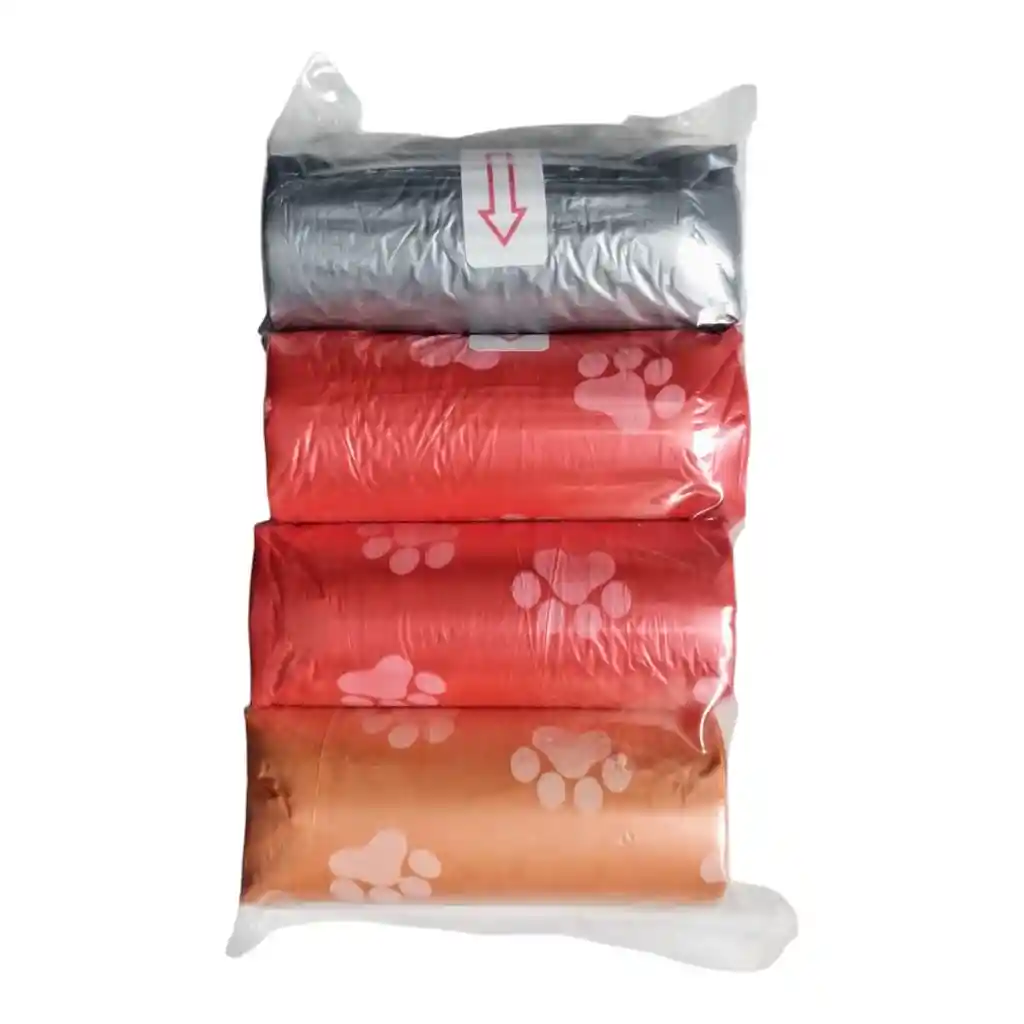 Bolsas Para Excremento *4 Rollos *12 Bolsas