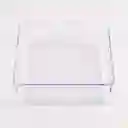 Organizador Plasticforte 15x5x15cm Translucido Plastico