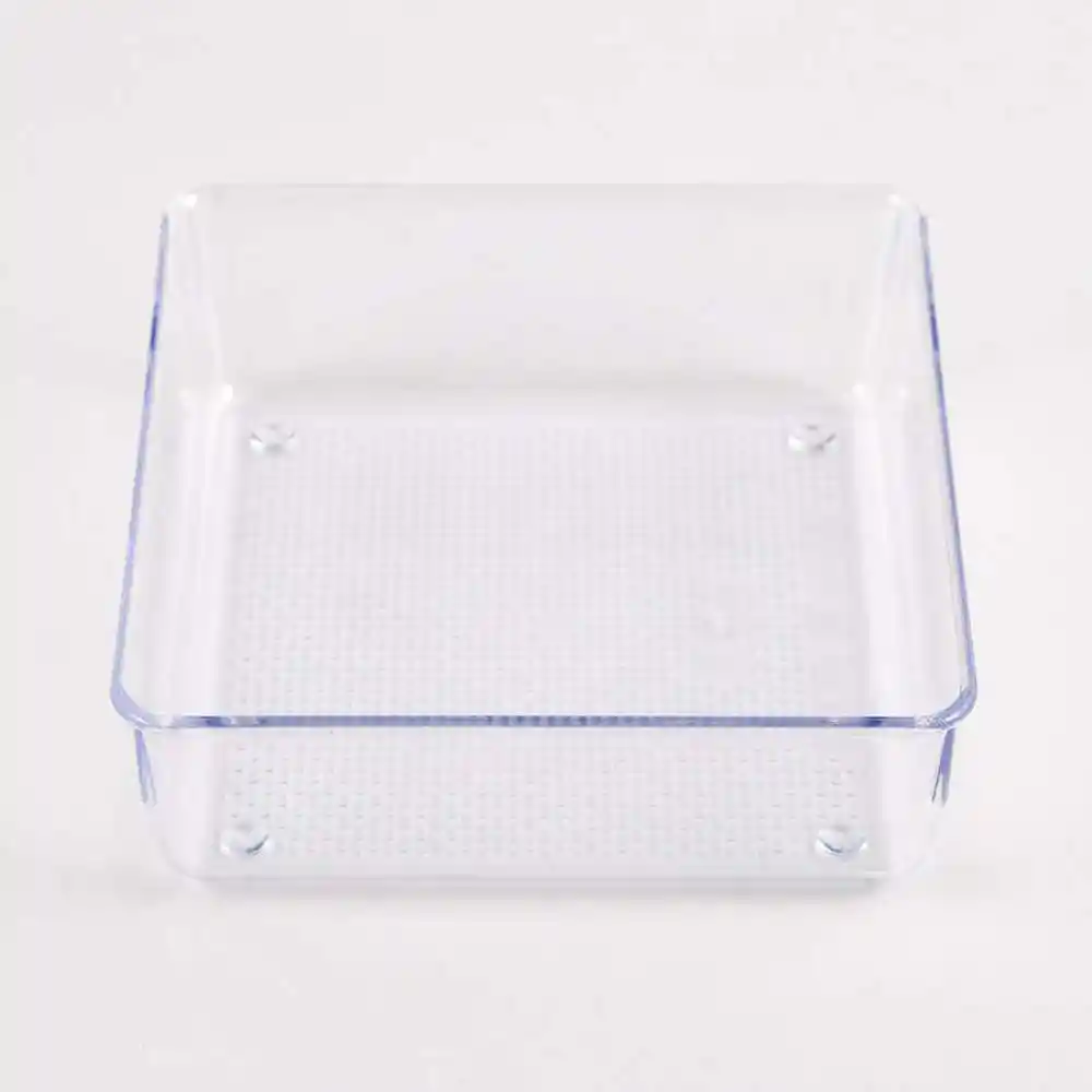 Organizador Plasticforte 15x5x15cm Translucido Plastico