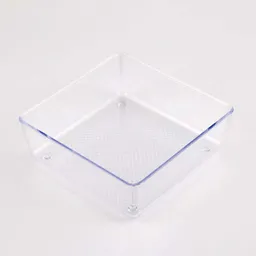Organizador Plasticforte 15x5x15cm Translucido Plastico