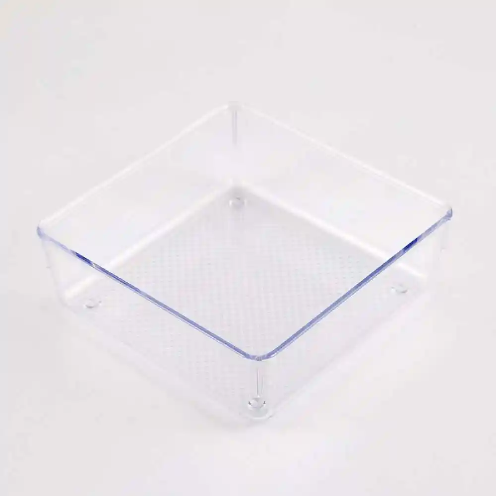 Organizador Plasticforte 15x5x15cm Translucido Plastico
