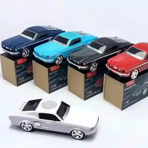 Parlante Altavoz Radio Bluetooth En Forma Ford Mustang 1967