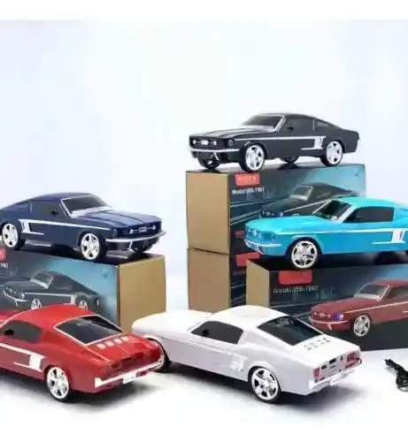 Parlante Altavoz Radio Bluetooth En Forma Ford Mustang 1967