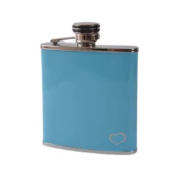 Licorera Whiskera De 5.5 Oz, Azul En Acero
