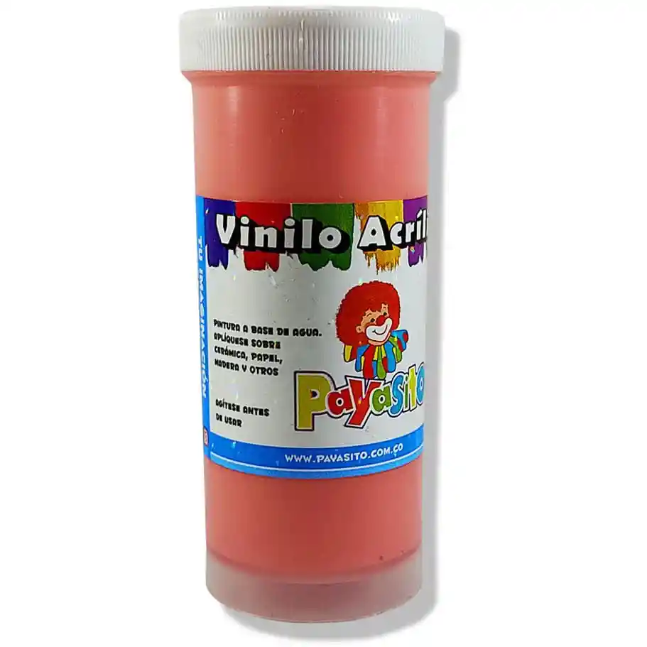 Tempera Vinilo Rosado Pastel Payasito