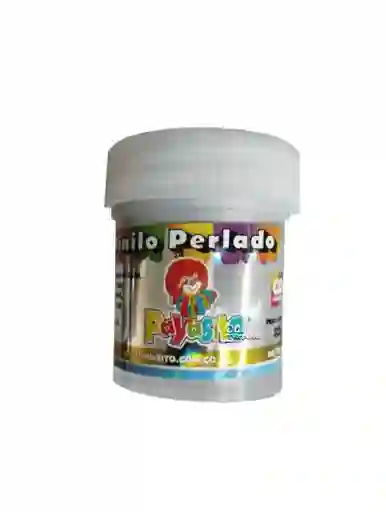 Tempera Vinilo Plateada Payasito