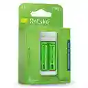 ⭐cargador Usb Gp Recyko, E211 Con 2 Pilas Aa De 2100mah⭐