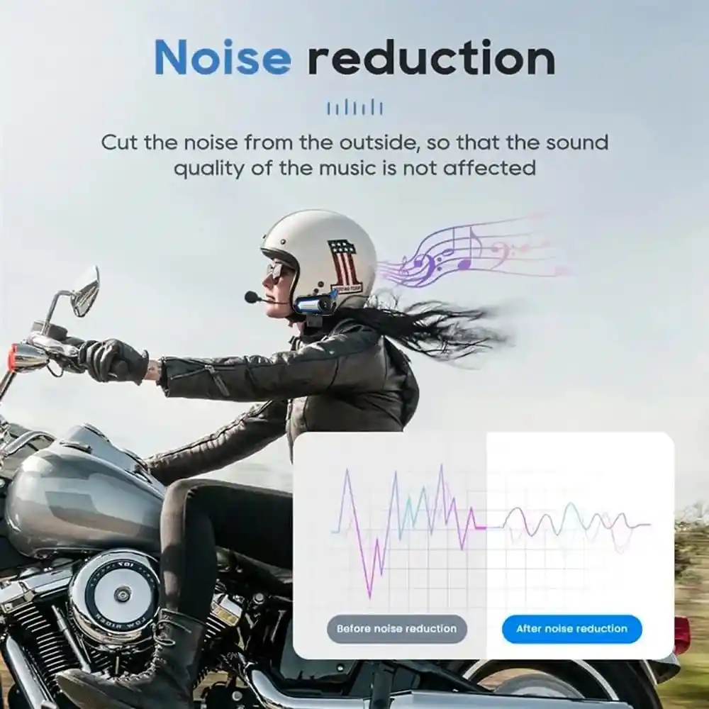 Audifonos Intercomunicador Inalambrico Para Moto