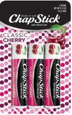 Chapstick Skin Protectant - Classic Cherry/cereza (3 Pack)