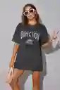 Camiseta Oversize Urban Direction Graphite