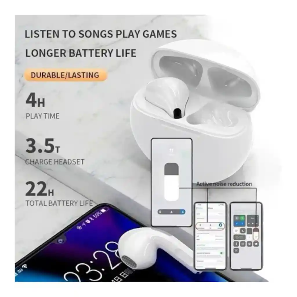 Audífonos Inalámbricos Air Pro 6