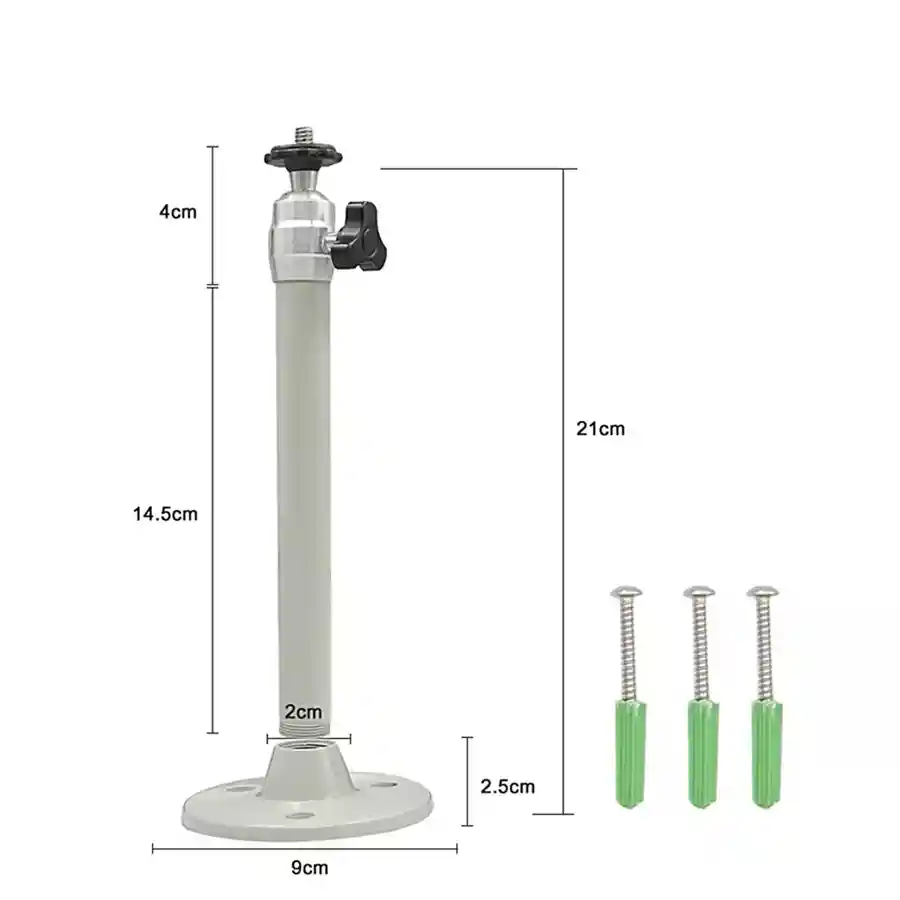 Soporte Giratorio Para Camara Proyector Pared/techo 360 21cm