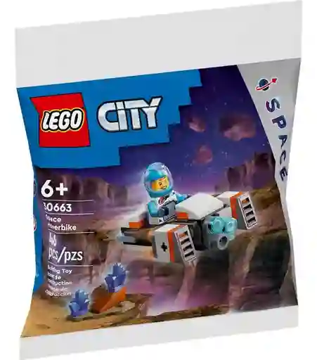 Juego Construcción Lego Moto Espacial 46 Piezas Para Niños