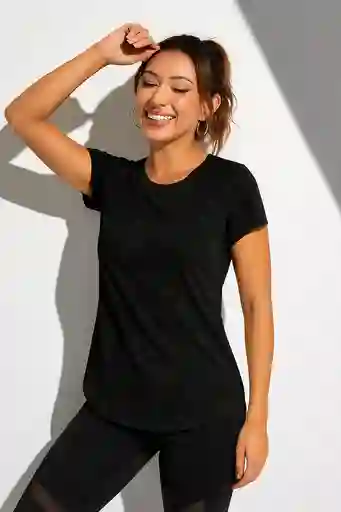 Playera Deportiva Camuflada Negra