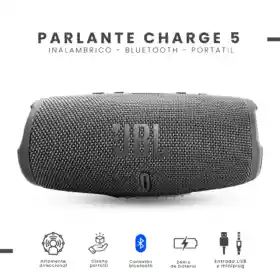 Parlante Jbl Charge 5 Réplica 1.1 – Sonido Potente, Bluetooth, Portátil Gris